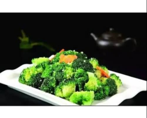 V2.蒜炒西兰花 Broccoli in Garlic Sauce